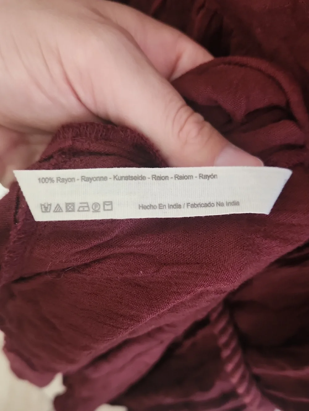 Free People Spanish Endless Summer Burgundy Romper Rope Tie Waist Small